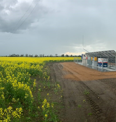 Esperance Standalone Power System with large-scale battery and solar array